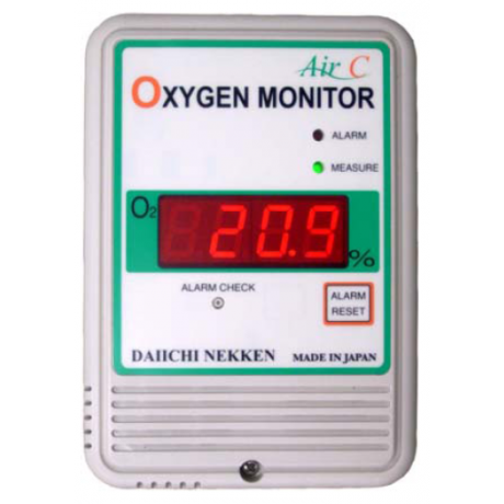 第一熱研Daiichi Nekken Air-C Air-CR oxygen monitor 固定式氧氣濃度計